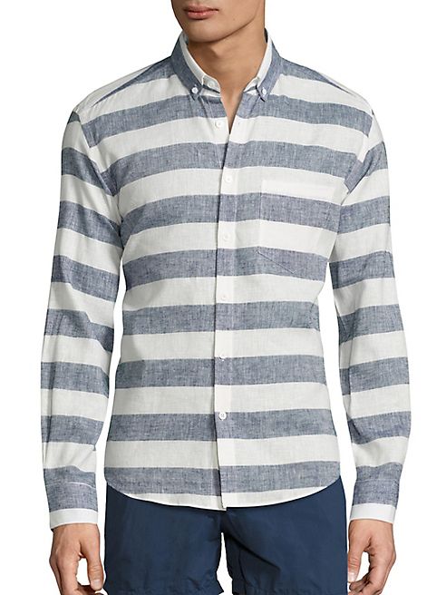 Solid and Striped - Striped Button-Down Shirt