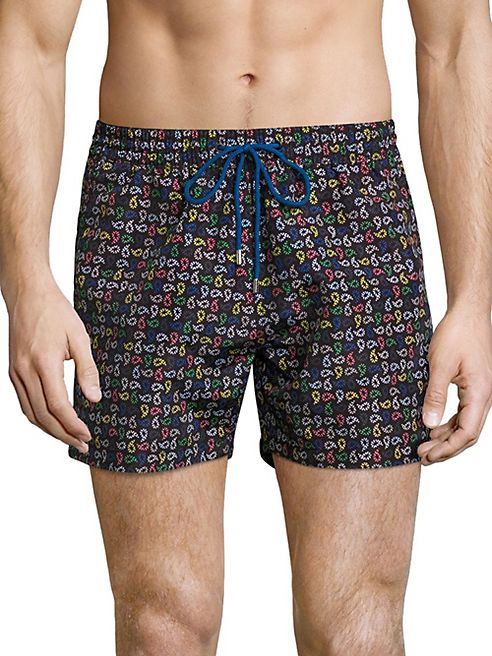 Paul Smith - Multi-Colored Paisley Printed Swim Shorts