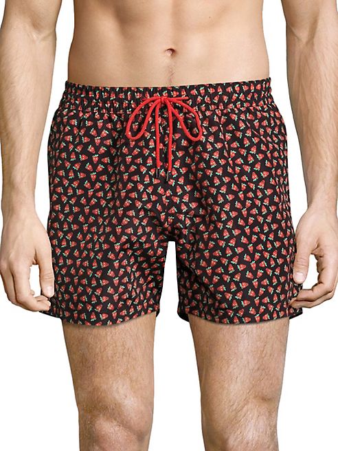 Paul Smith - Allover Strawberry Skull Printed Shorts