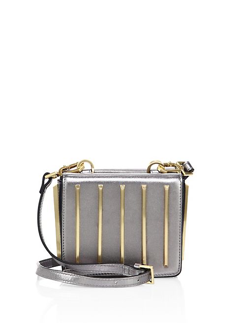 KENDALL + KYLIE - Baxter Tracks Metallic Leather crossbody Bag