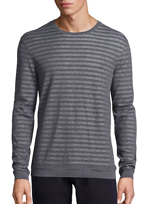 John Varvatos Star USA - Cotton Striped Sweatshirt