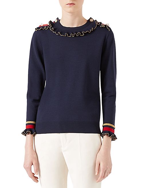 Gucci - Merino Stretch Crewneck Sweater