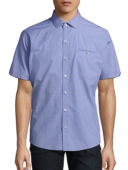 Zachary Prell - Short Sleeve Button-Down Shirt