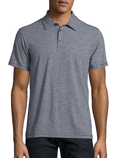 Zachary Prell - Striped Short Sleeve Polo