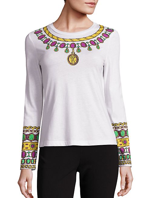 Moschino - Jewel Graphic Cotton Tee