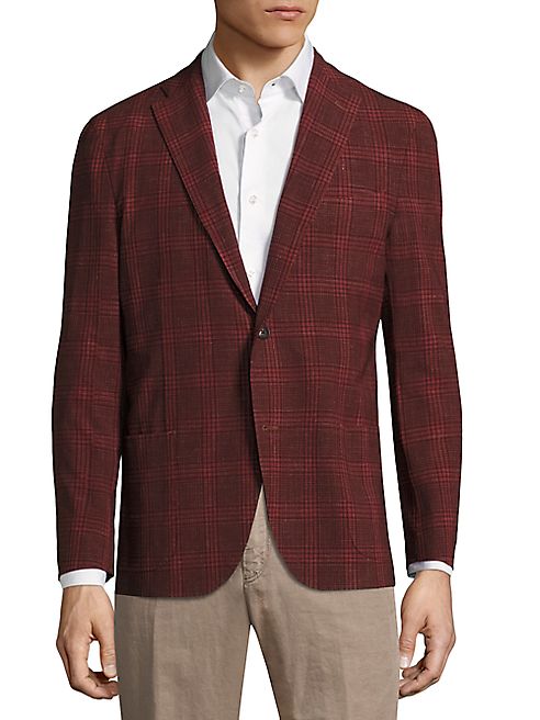 Boglioli - Plaid Patterned Regular-Fit Jacket