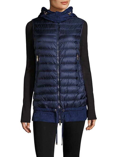 Moncler - Amarante Hooded Down Puffer Vest