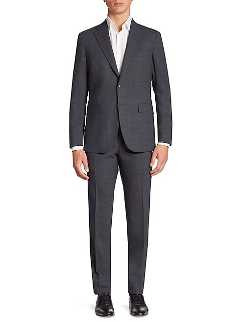 Boglioli - Textured Wool-Blend Suit