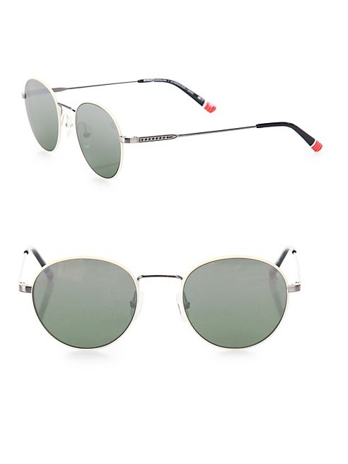 Etnia Barcelona - Vintage Le Marais Sun 49MM Round Sunglasses