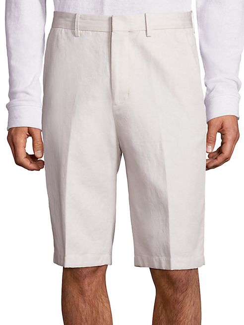 Vince - Relaxed-Fit Garment-Washed Shorts