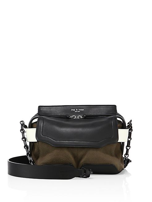 Rag & Bone - Micro Pilot Colorblock Leather Satchel