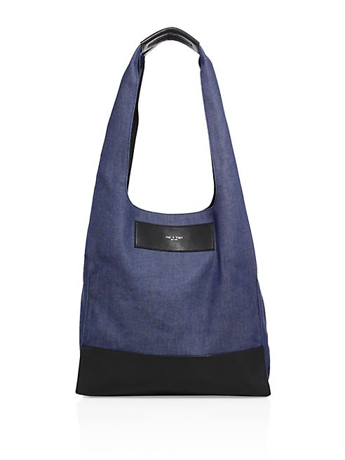 Rag & Bone - Walker Denim & Leather Shopper