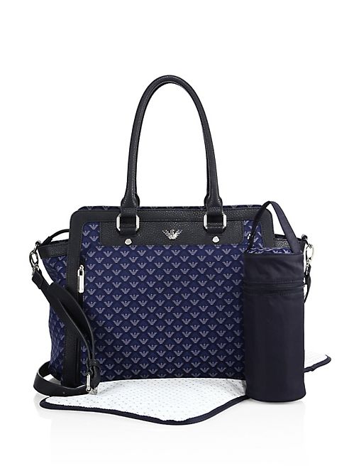 Armani Junior - Signature Logo Diaper Bag