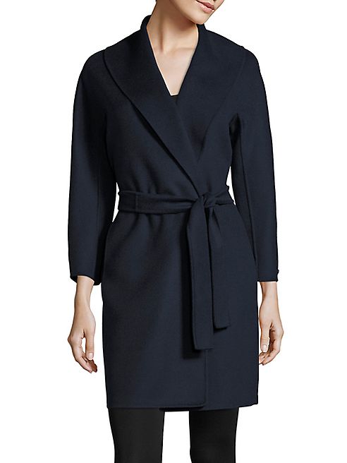 Max Mara - Messi Double-Face Virgin Wool Wrap Coat