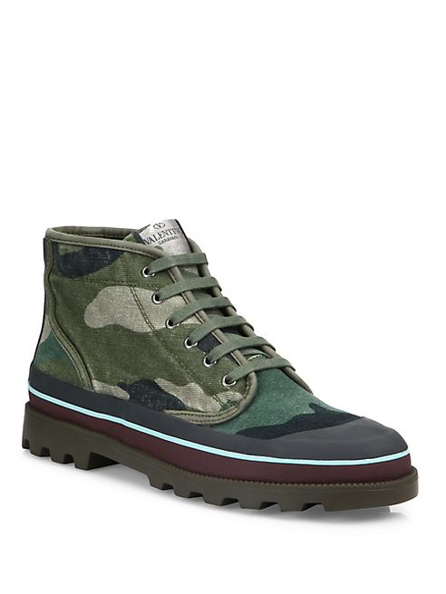 Valentino - Camo Chukka Boots