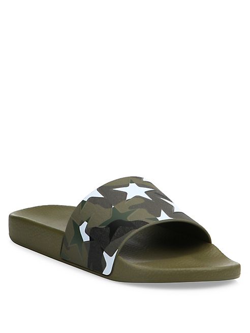 Valentino - Star Printed Slide Sandals