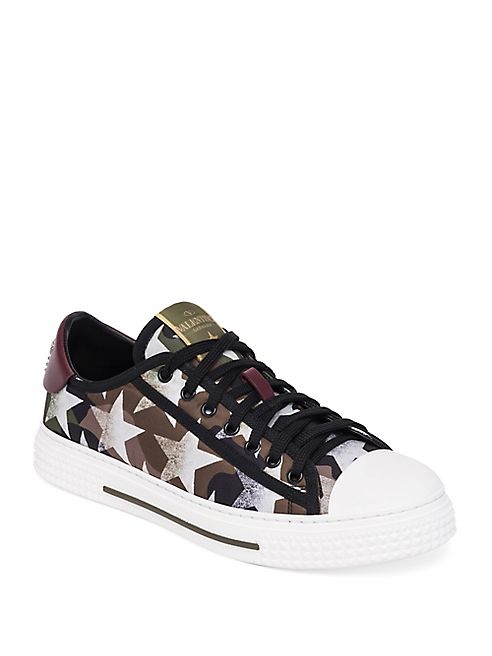 Valentino - Camustars Lace-Up Sneakers