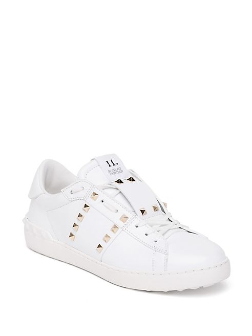 Valentino - Rockstud Low-Top Leather Sneaker