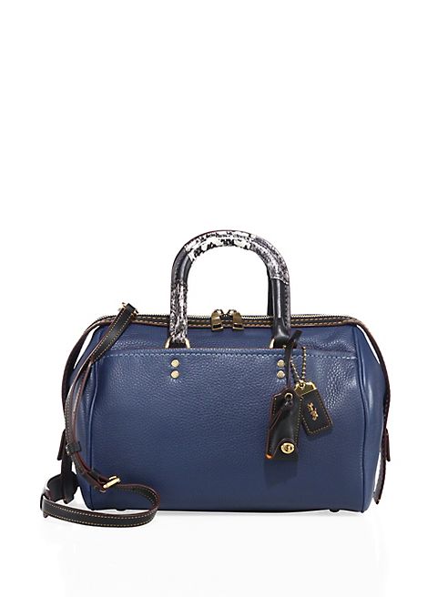 COACH 1941 - Rogue Leather & Snakeskin Satchel