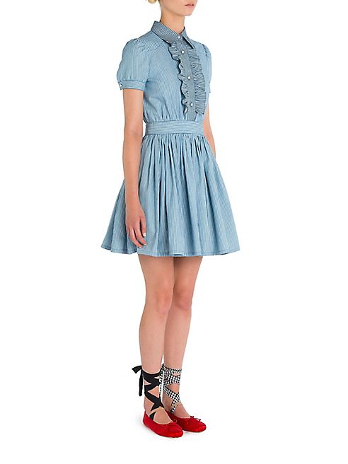 Miu Miu - Cotton Chambray Dress