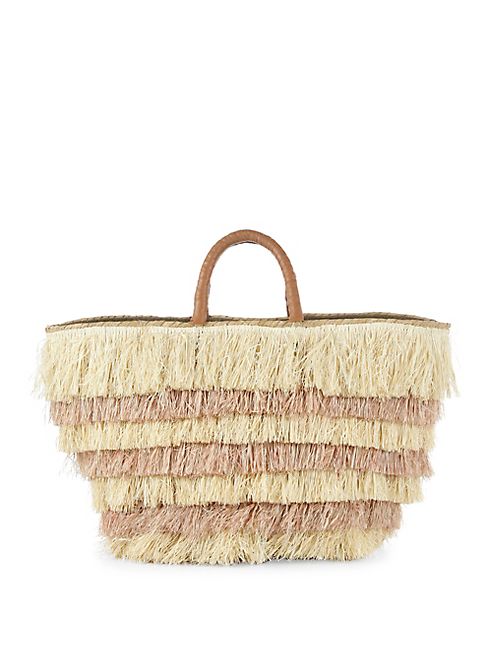 KAYU - Pinata Woven Fringed Tote