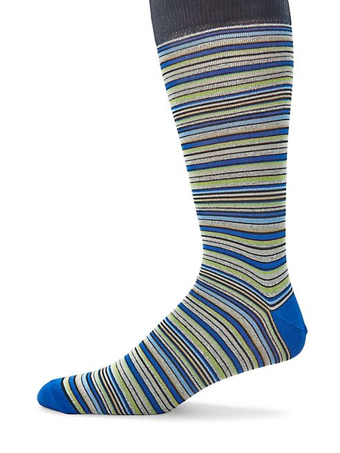 Saks Fifth Avenue Collection - Multicolored Striped Socks