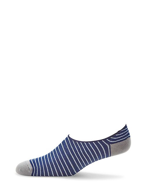 Saks Fifth Avenue Collection - Pinstriped Loafer Socks