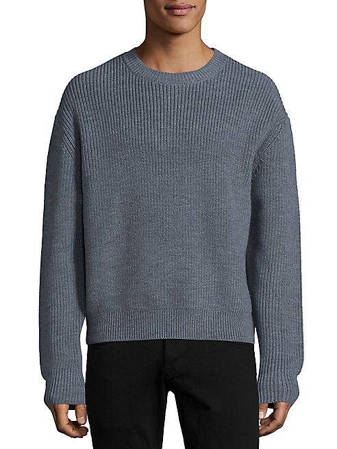 3.1 Phillip Lim - Cropped Boxy Wool Blend Sweater