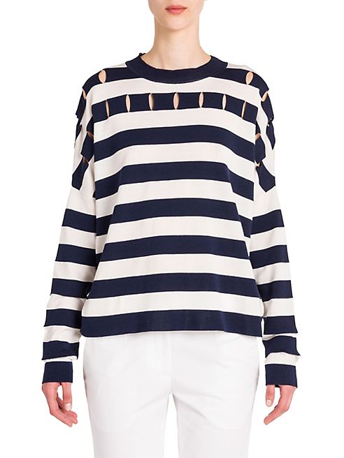 Jil Sander - Striped Wool Top