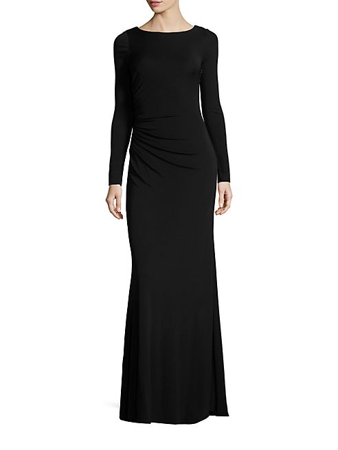 David Meister - Cowl Back Jersey Gown