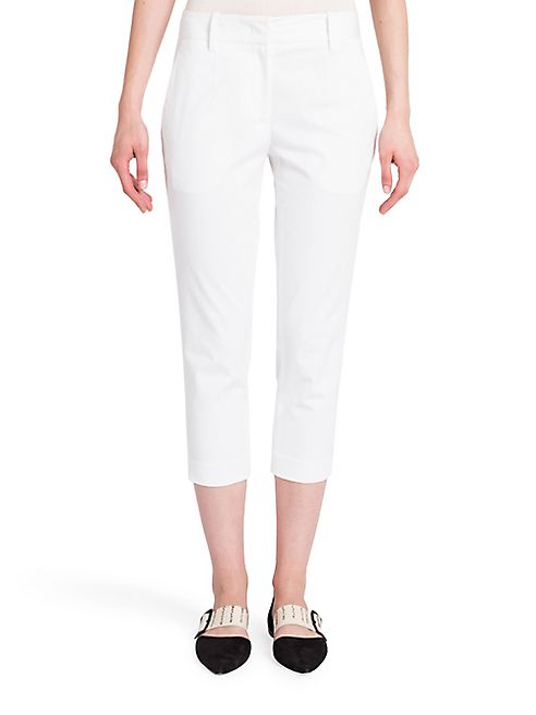 Jil Sander - Cotton Cropped Pants