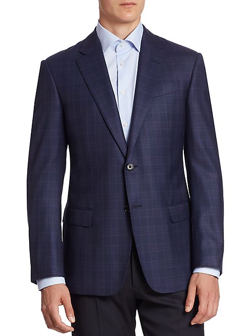 Armani Collezioni - G-Line Windowpane Sportcoat