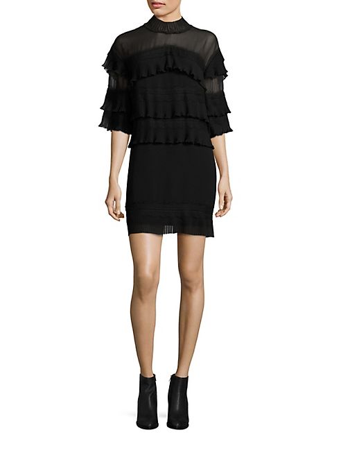 IRO - Piana Ruffle Pleated Dress