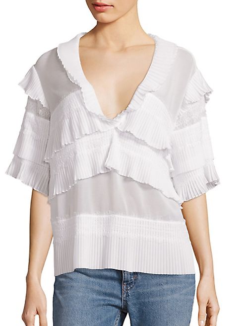 IRO - Rachelle Ruffle Pleat Top