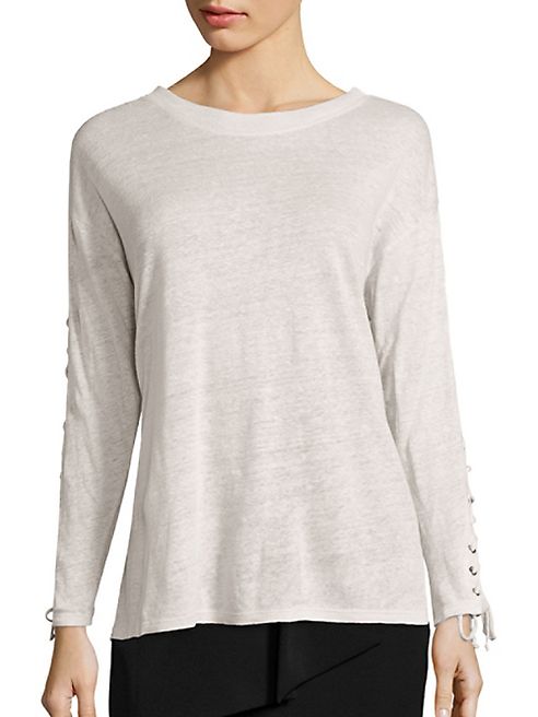 IRO - Salim Lace Sleeve Tee