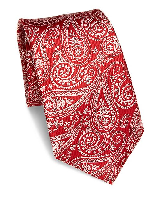 Saks Fifth Avenue Collection - Paisley Silk Tie