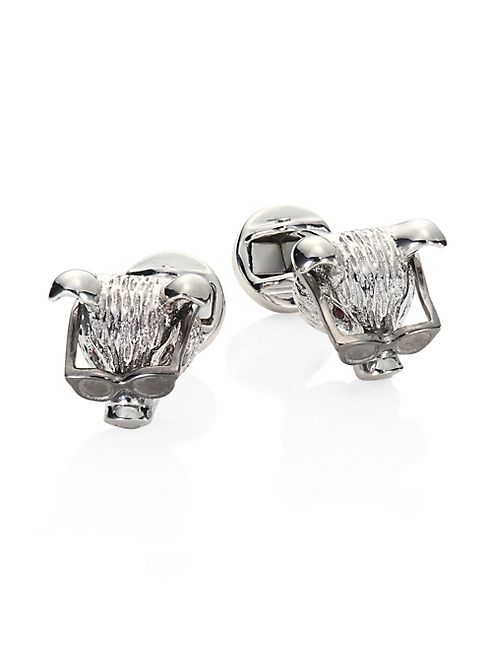 Saks Fifth Avenue Collection - Rhodium-Plated Cufflinks