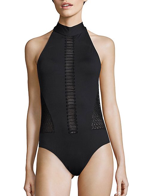 Jonathan Simkhai - One-Piece Halter Neck Swimsuit