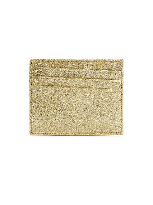 Maison Margiela - Natural Glitter Leather Card Case