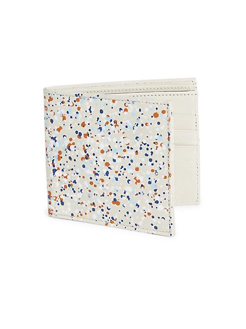 Maison Margiela - Paint Splatter Leather Bifold Wallet