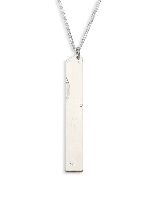 Maison Margiela - Sterling Silver Logo Necklace