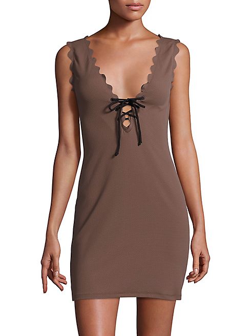 Marysia - Amagansett Lace-Up Dress