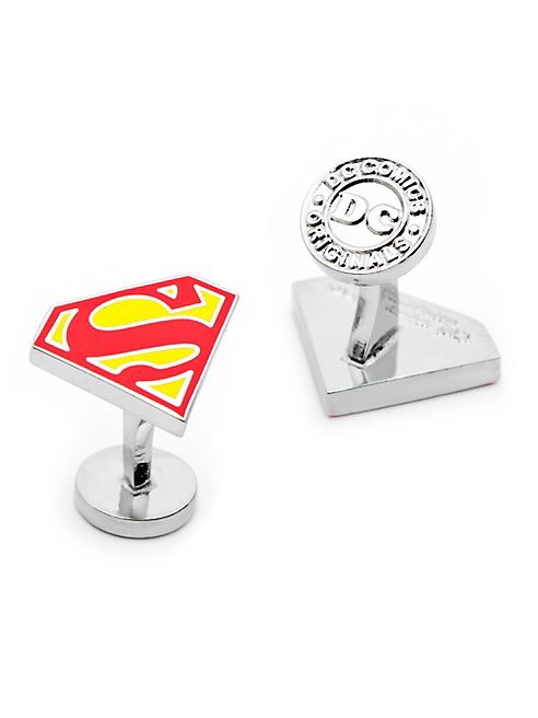 Cufflinks, Inc - DC Comics Superman Shield Enamel Cuff Links