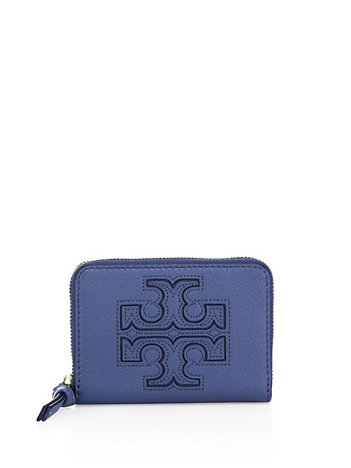 Tory Burch - Harper Leather Zip Coin Case