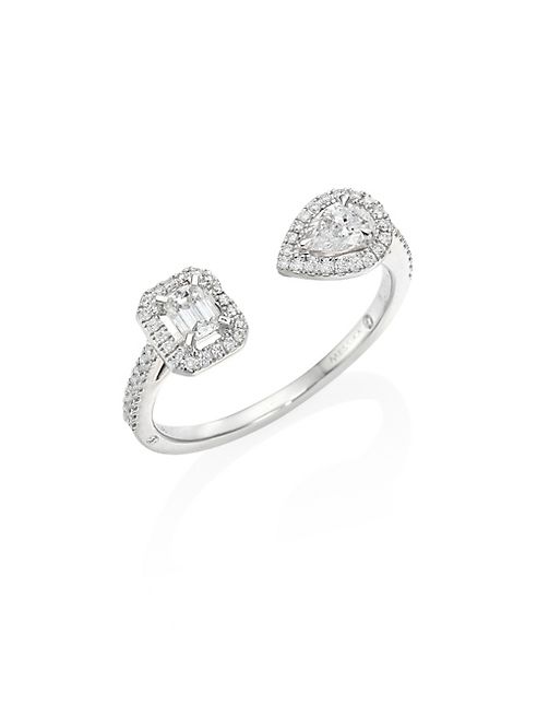 Messika - My Twin Toi & Moi Small Diamond & 18K White Gold Ring