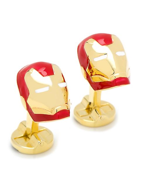 Cufflinks, Inc - Marvel Comics 3D Iron Man Helmet Cuff Links