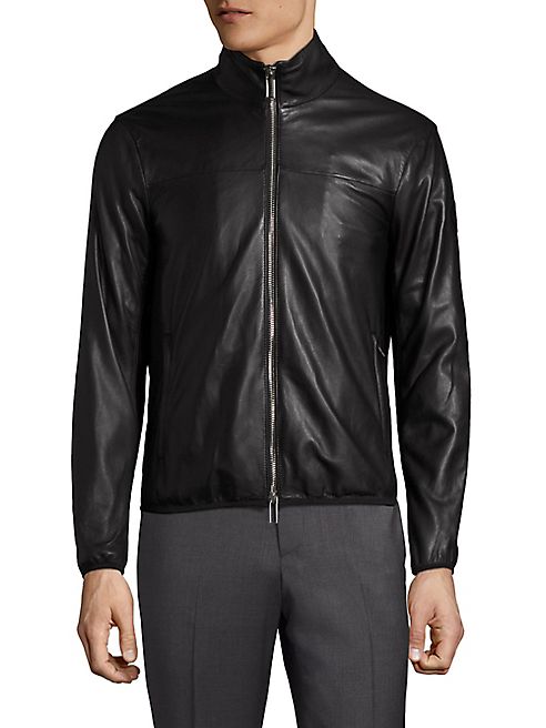 Emporio Armani - Blouson Leather Jacket