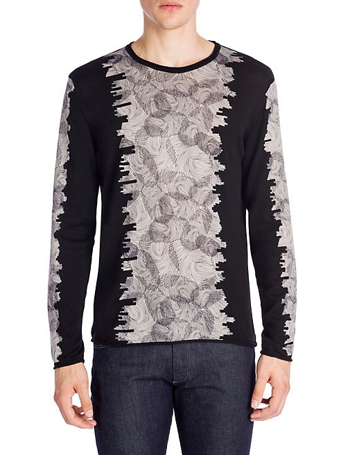 Emporio Armani - Maglia Graphic Crewneck Sweater