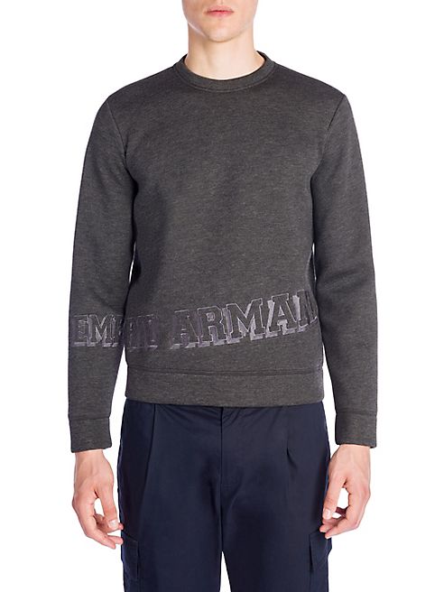 Emporio Armani - Felpa Crewneck Heather Sweatshirt