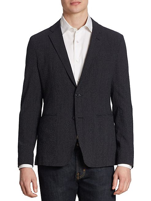 Emporio Armani - Regular-Fit Virgin Wool-Blend Blazer